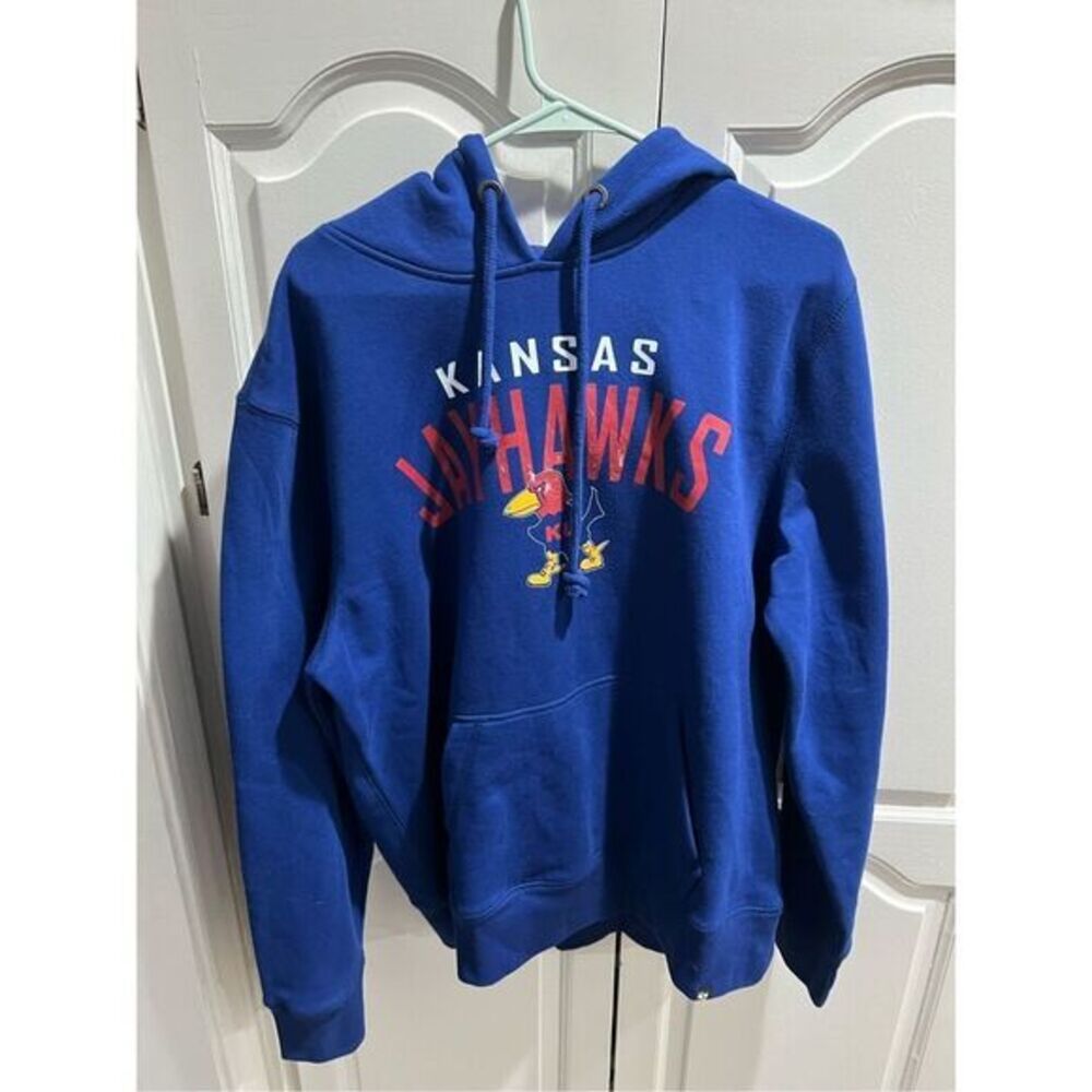 KANSAS JAYHAWKS VINTAGE GRIT '47 blue Hoodie Large